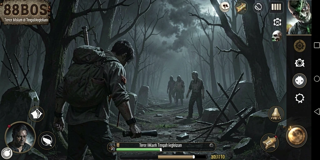 Gameplay mencekam dalam 88BOS yang penuh dengan ketegangan.