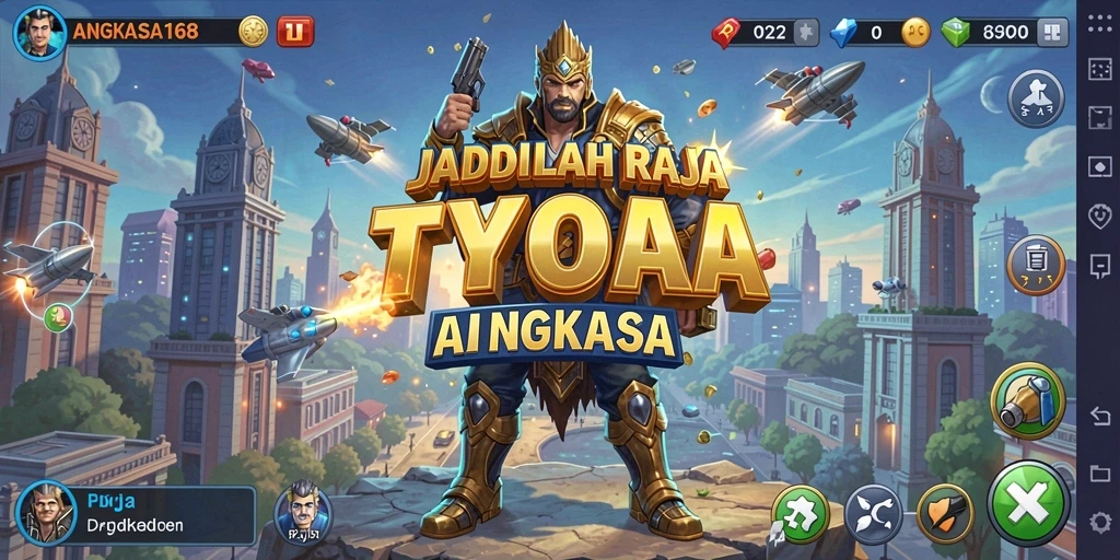 Tampilan gameplay Tycoon yang seru dan mendebarkan di ANGKASA168.