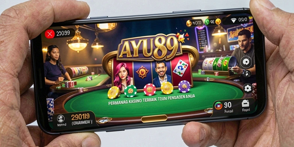 Tampilan gameplay seru dan interaktif AYU89 di arena kasino.
