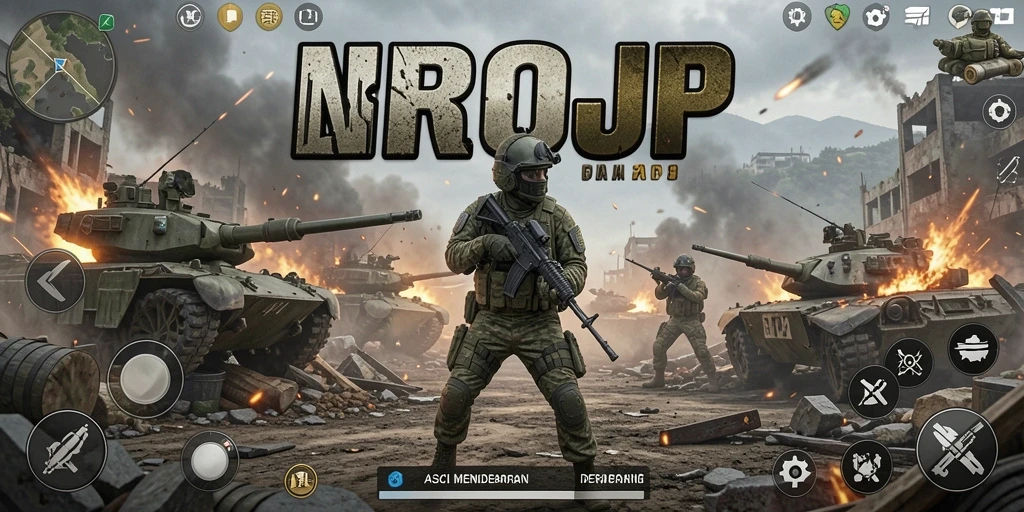 Screenshot BROJP menampilkan aksi pertarungan yang intens.