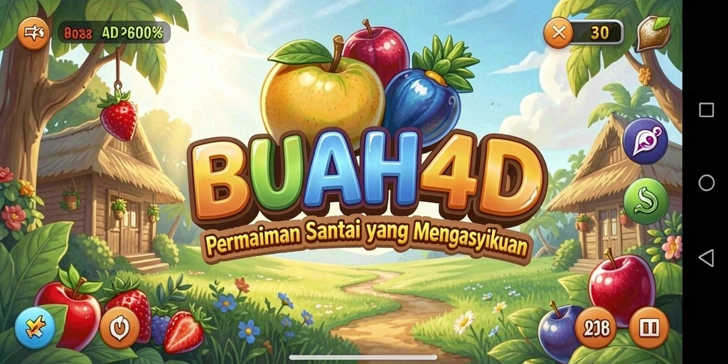 Tampilan menarik dari gameplay BUAH4D yang menyenangkan.
