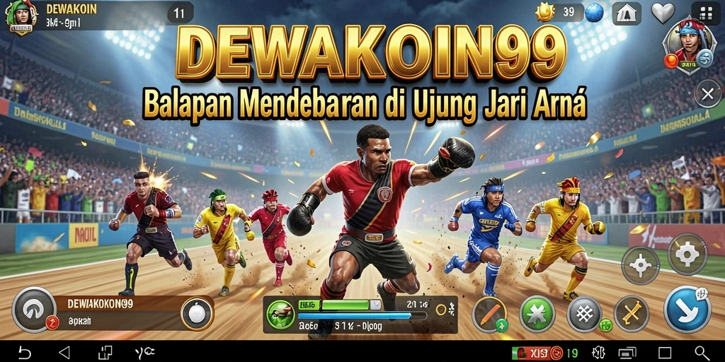 Tangkapan layar DEWAKOIN99 dengan aksi balapan yang seru dan grafis menakjubkan.