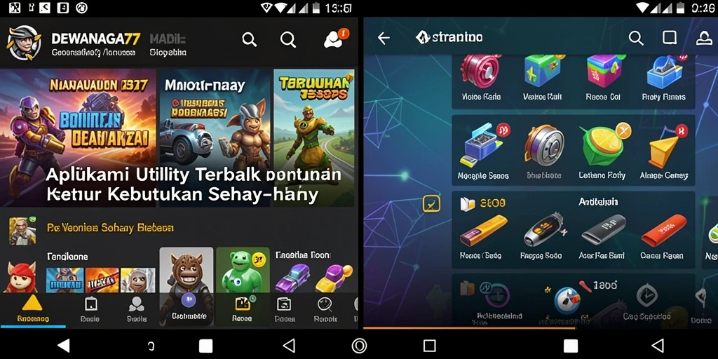 Tangkapan layar DEWANAGA77 menampilkan antarmuka yang mudah digunakan.