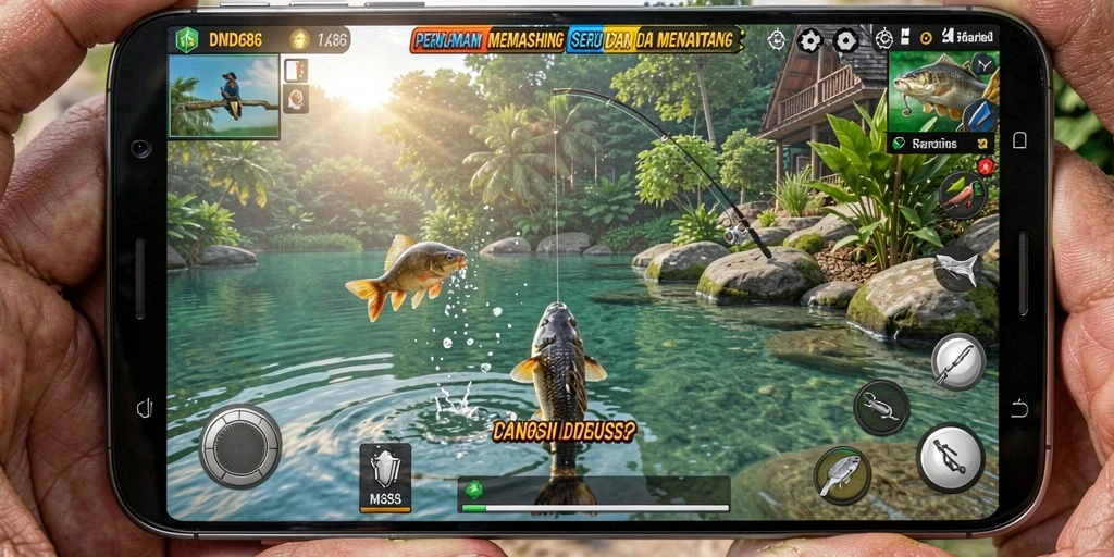 Tangkapan ikan yang menakjubkan dalam gameplay DMD686.