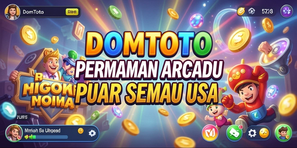 Tampilan gameplay seru dari DOMTOTO dengan grafis yang menarik.