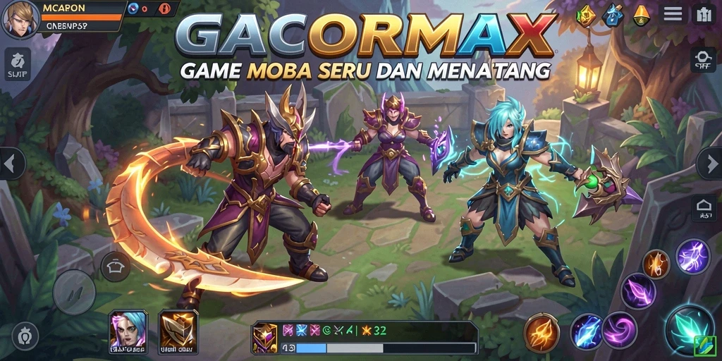 Tampilan gameplay GACORMAX yang seru dan kompetitif.