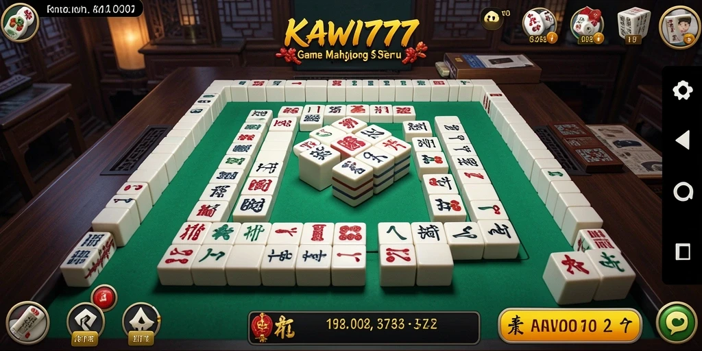 Screenshot KAWI777 yang menunjukkan gameplay Mahjong yang menantang dan menyenangkan.