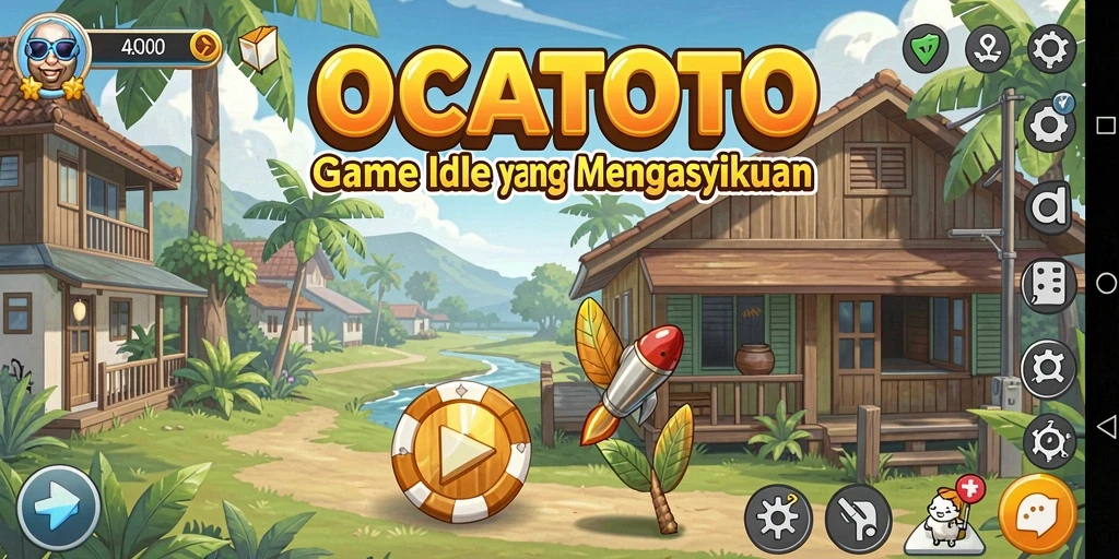 Tangkapan layar gameplay OCATOTO yang menarik dan santai.