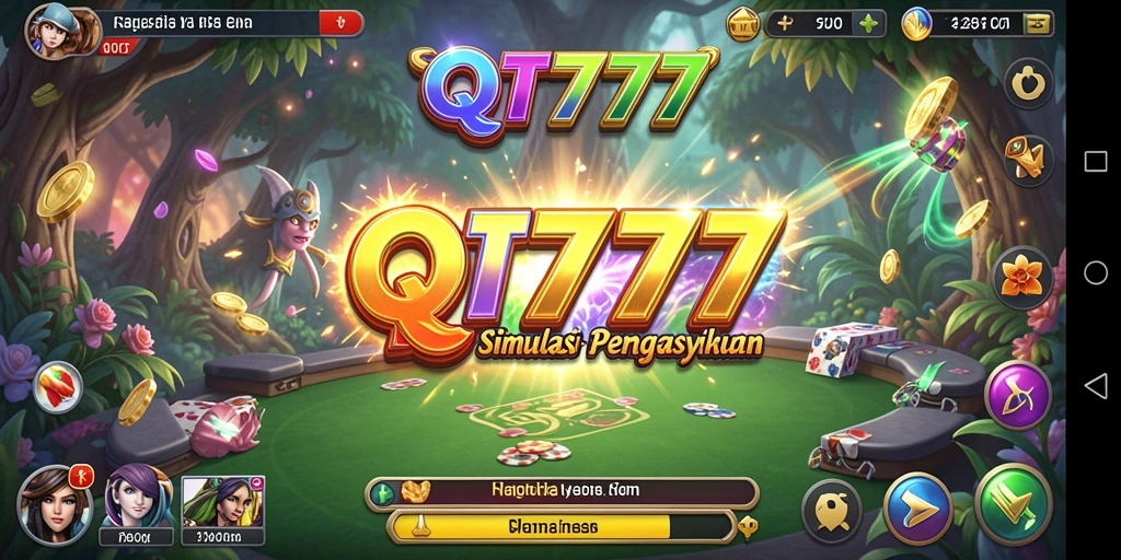 Tampilan gameplay QT777 yang mengasyikkan dan menarik.