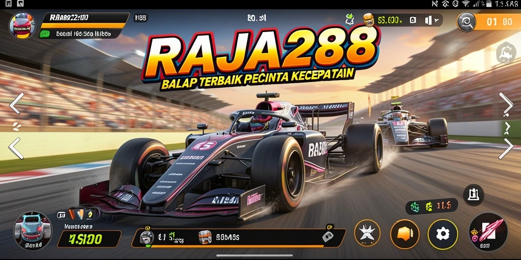 Screenshot RAJA288 menampilkan momen balapan yang mendebarkan.