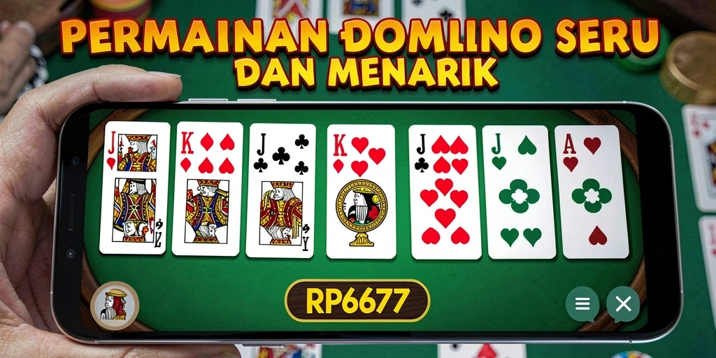 Screenshot utama dari gameplay seru di RP6677 yang menampilkan aksi Domino.