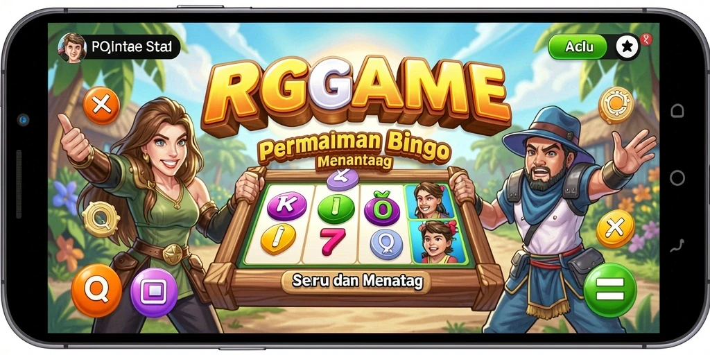 Tampilan gameplay Bingo yang seru dan interaktif.