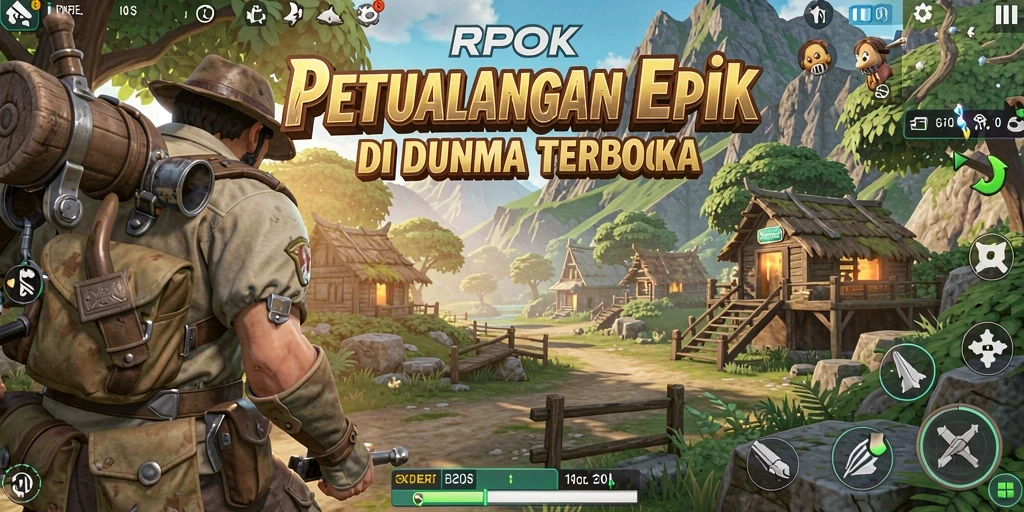 Gameplay RPOK yang menyenangkan di dunia terbuka dan penuh tantangan.