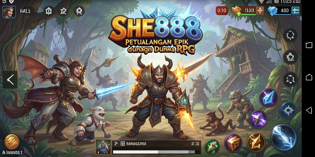 Gameplay SHE888 yang menonjol dengan grafis fantastis dan petualangan mendebarkan.