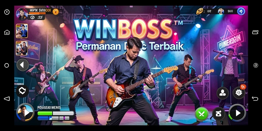 Screenshot gameplay WINBOSS menampilkan interaksi pengguna yang seru.