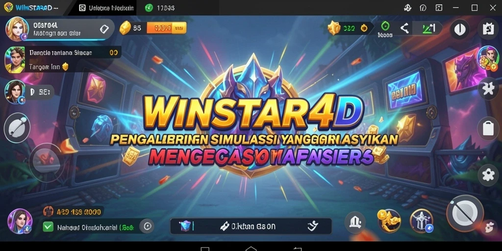 Tampilan gameplay WINSTAR4D dengan suasana simulasi yang menarik.
